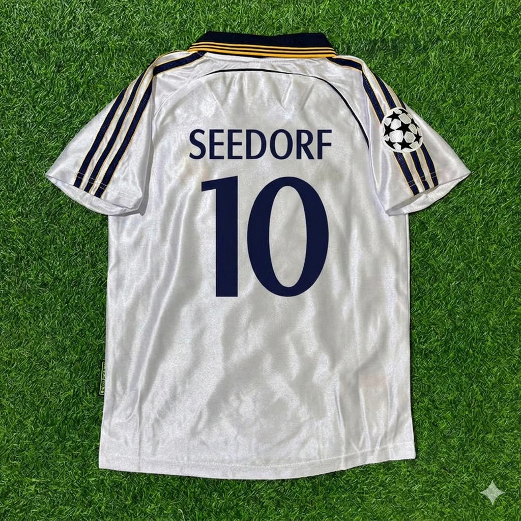 Clarence Seedorf 10- Real Madrid 1998/2000 Retro Football Jersey