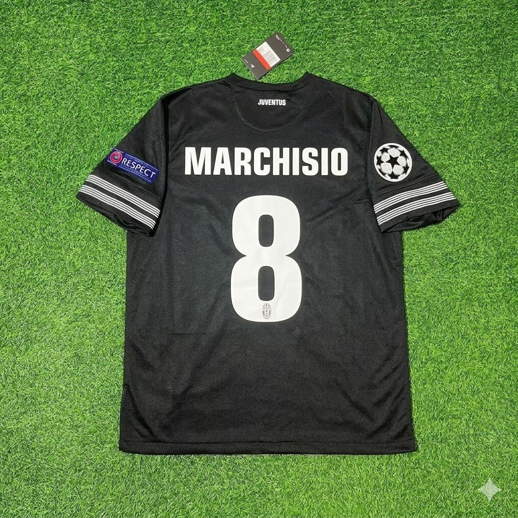 Claudio Marchisio 8- Juventus Home 2012 2013 Season Retro Jersey Trikot