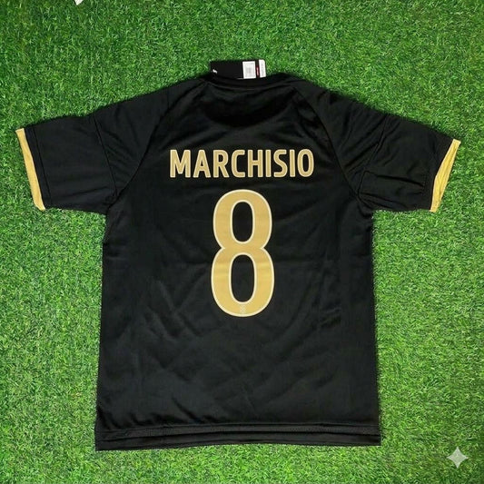 Juventus Schwarzes Retro-Trikot – Claudio Marchisio 8