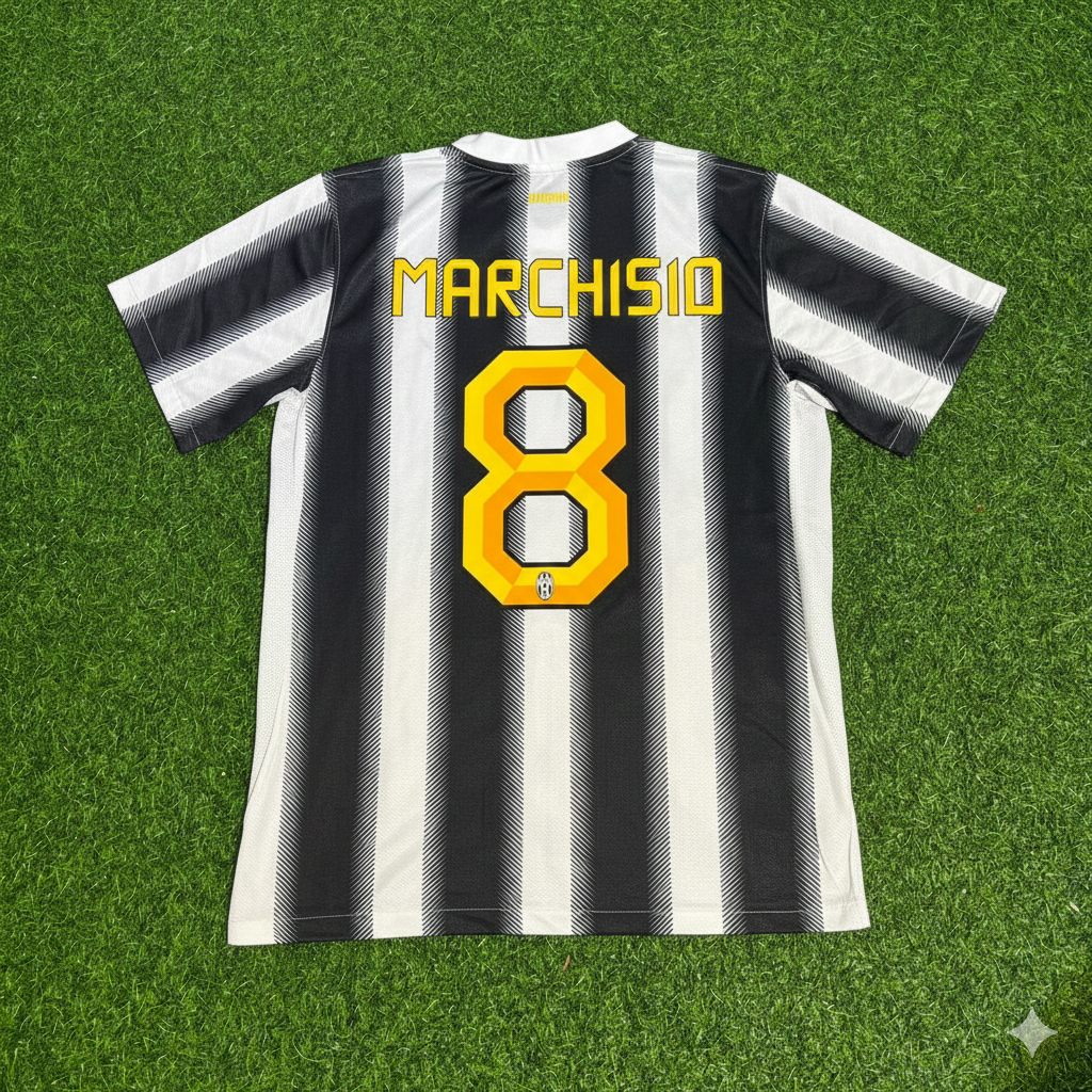 Claudio Marchisio Juventus Home 2011 2012 Season Retro Jersey Trikot