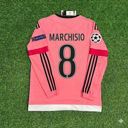 Juventus 2015/16 Pink Retro Jersey – Claudio Marchisio
