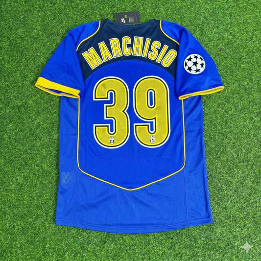 Claudio Marchisio Juventus 2004-2005 Blue Retro Jersey | Kit | Trikot | Maillot Soccer Shirt