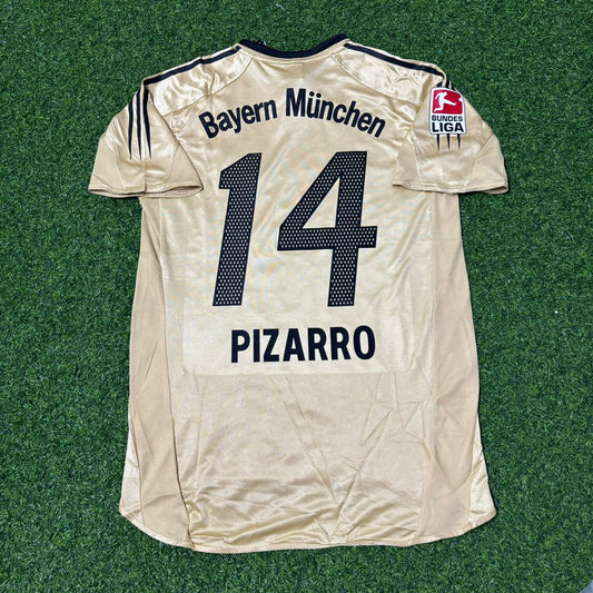 Camiseta de fútbol retro Bayern Múnich 2004/05 conjunto dorado – Claudio Pizarro