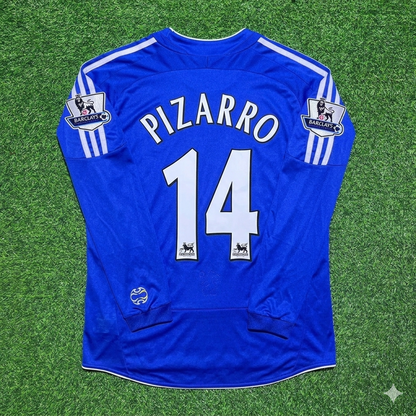 Chelsea 2006/08 Long Sleeve EPL Patch Football Jersey – Claudio Pizarro 14
