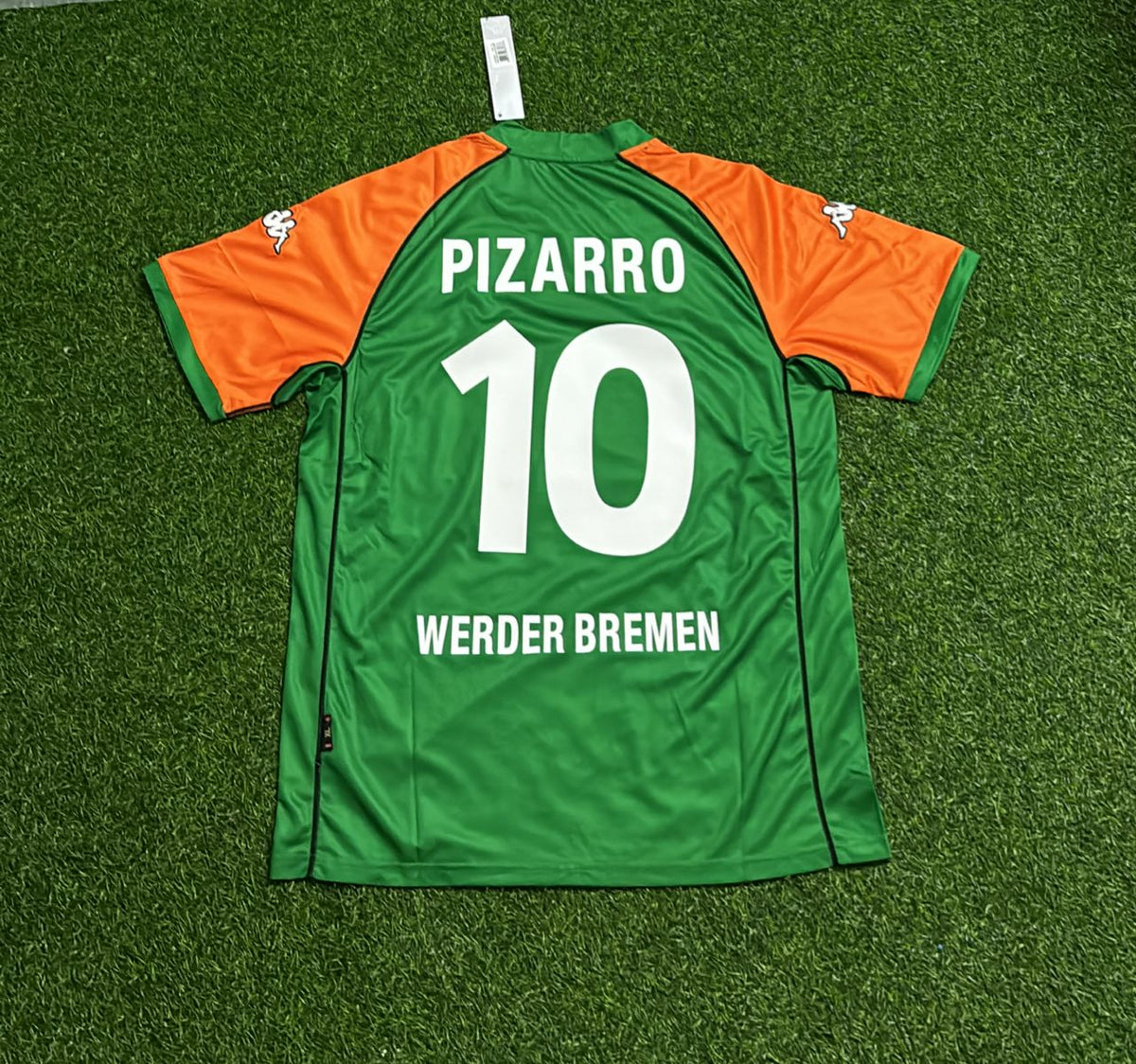 Maillot domicile rétro du Werder Brême de Claudio Pizarro | Tenue rétro | Maillot de football