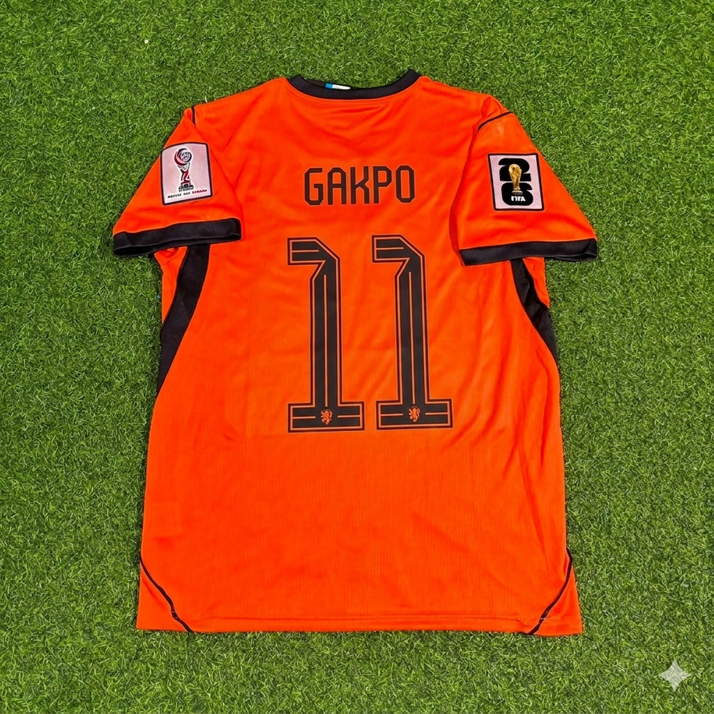 Cody Gakpo #11 Netherlands 2026 World Cup New Season Football Jersey