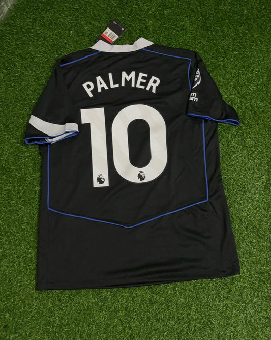 Maillot de football Cole Palmer Chelsea noir nouvelle saison