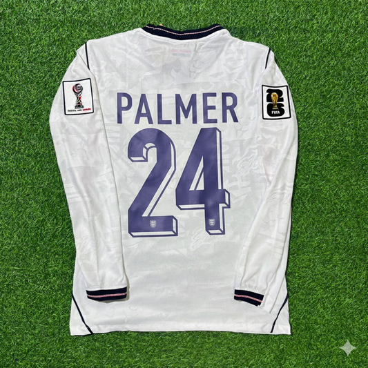 Cole Palmer 24- England 2026 World Cup Langarm-Trikot