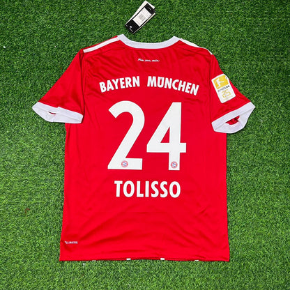 Bayern Munich 2017/18 Home Retro Jersey – Corentin Tolisso