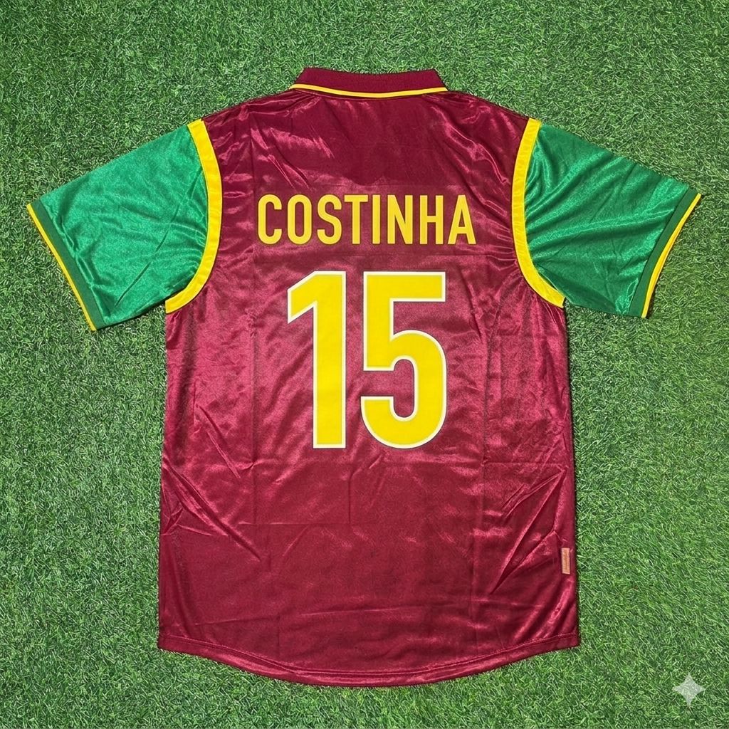 Costinha #15 Portugal 1998 World Cup Retro Jersey