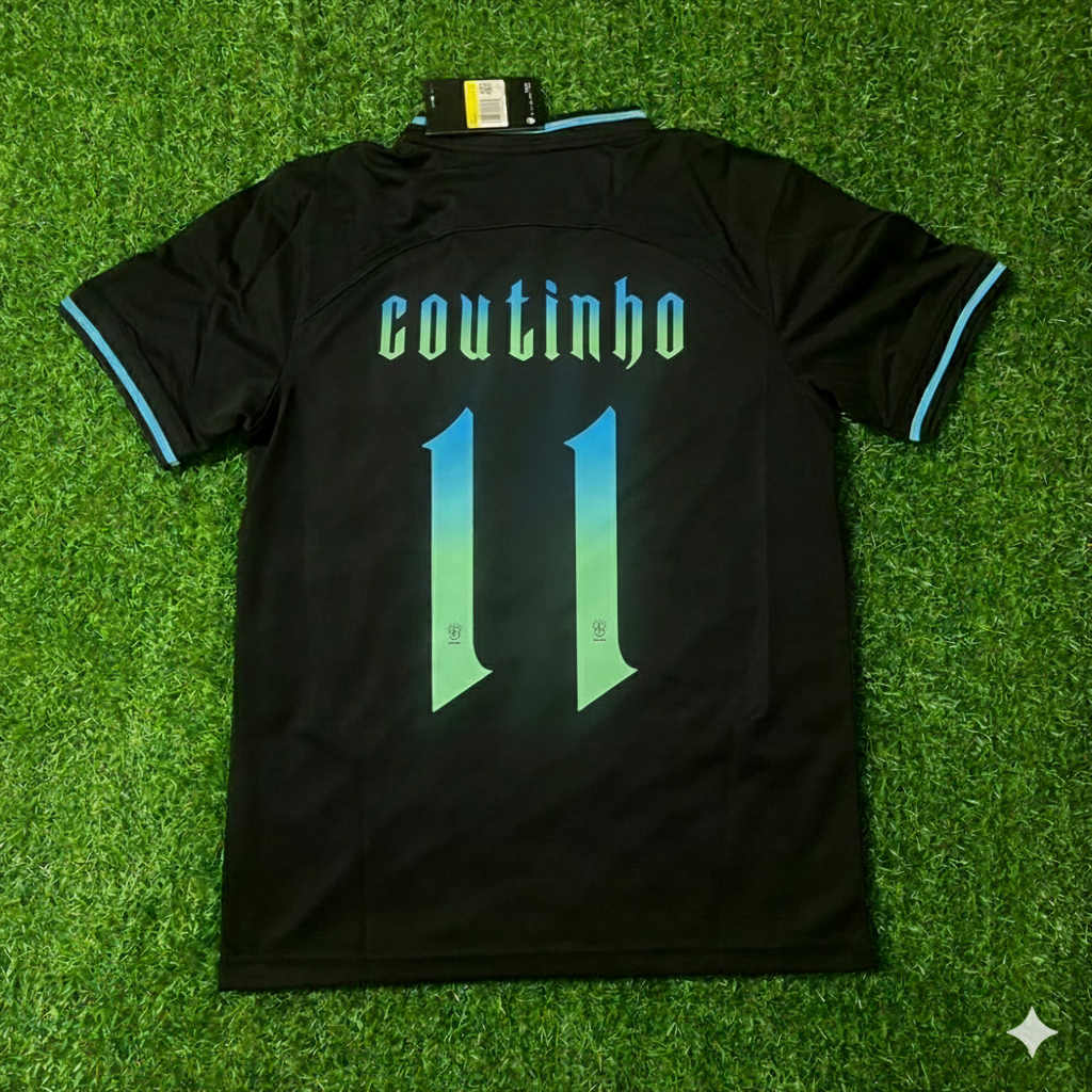 Philippe Coutinho Brazil Retro Football Jersey Trikot Maglia Soccer Shirt