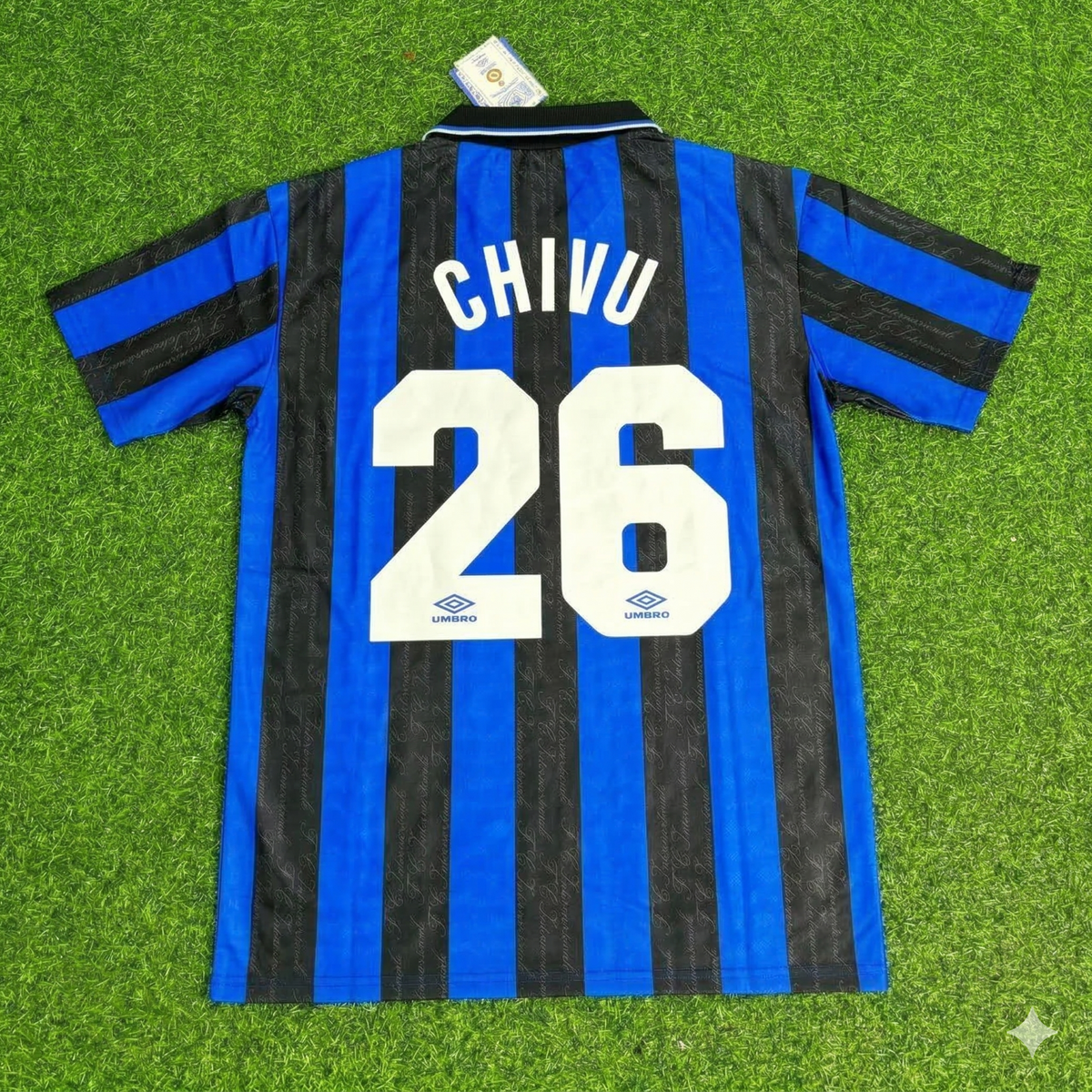 Maillot de football rétro domicile Inter Cristian Chivu
