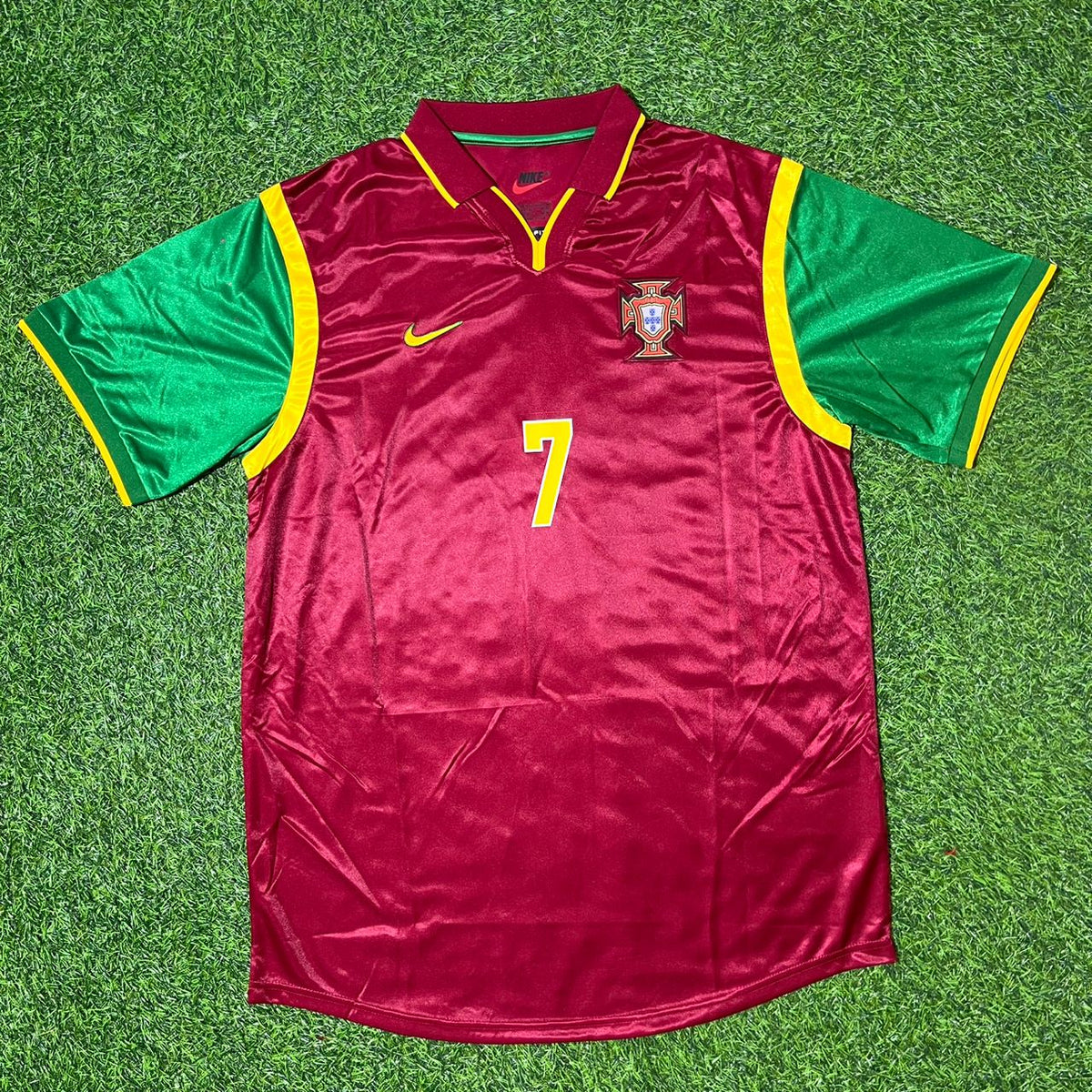 Cristiano Ronaldo #7 Portugal 2003 International Debut Retro Jersey