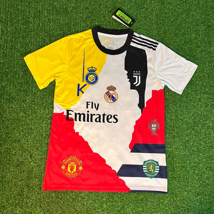 Cristiano Ronaldo #cr7 GOAT Combo All Teams Special Kids Jersey KinderTrikot Maillot Enfant Soccer Shirt