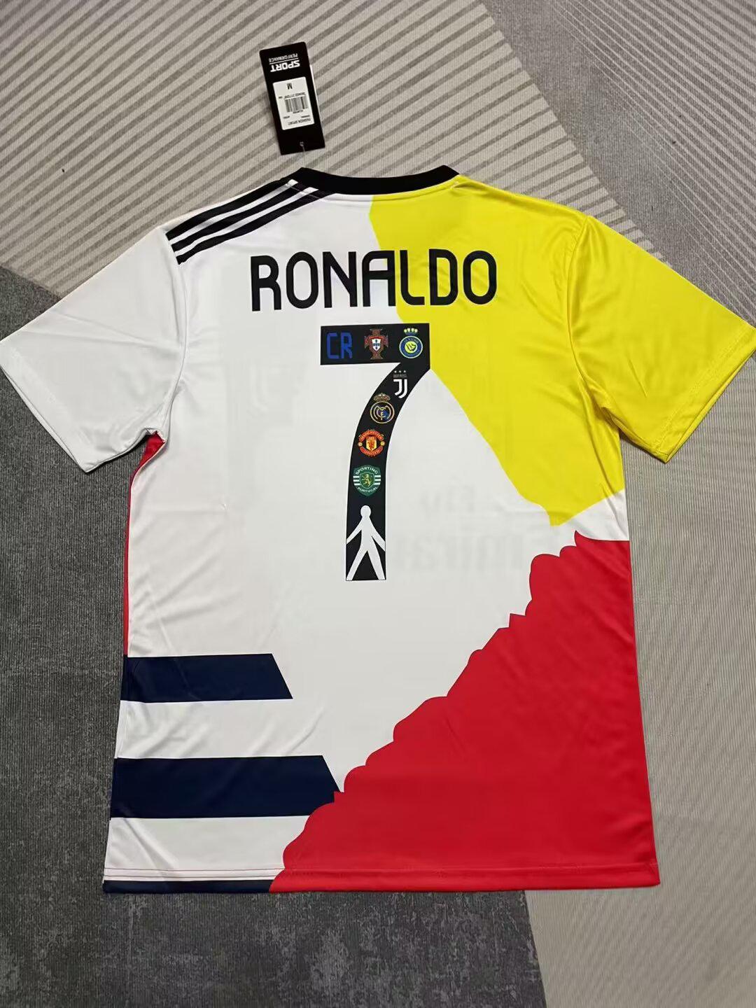 Cristiano Ronaldo #cr7 GOAT Combo All Teams Special Kids Jersey KinderTrikot Maillot Enfant Soccer Shirt