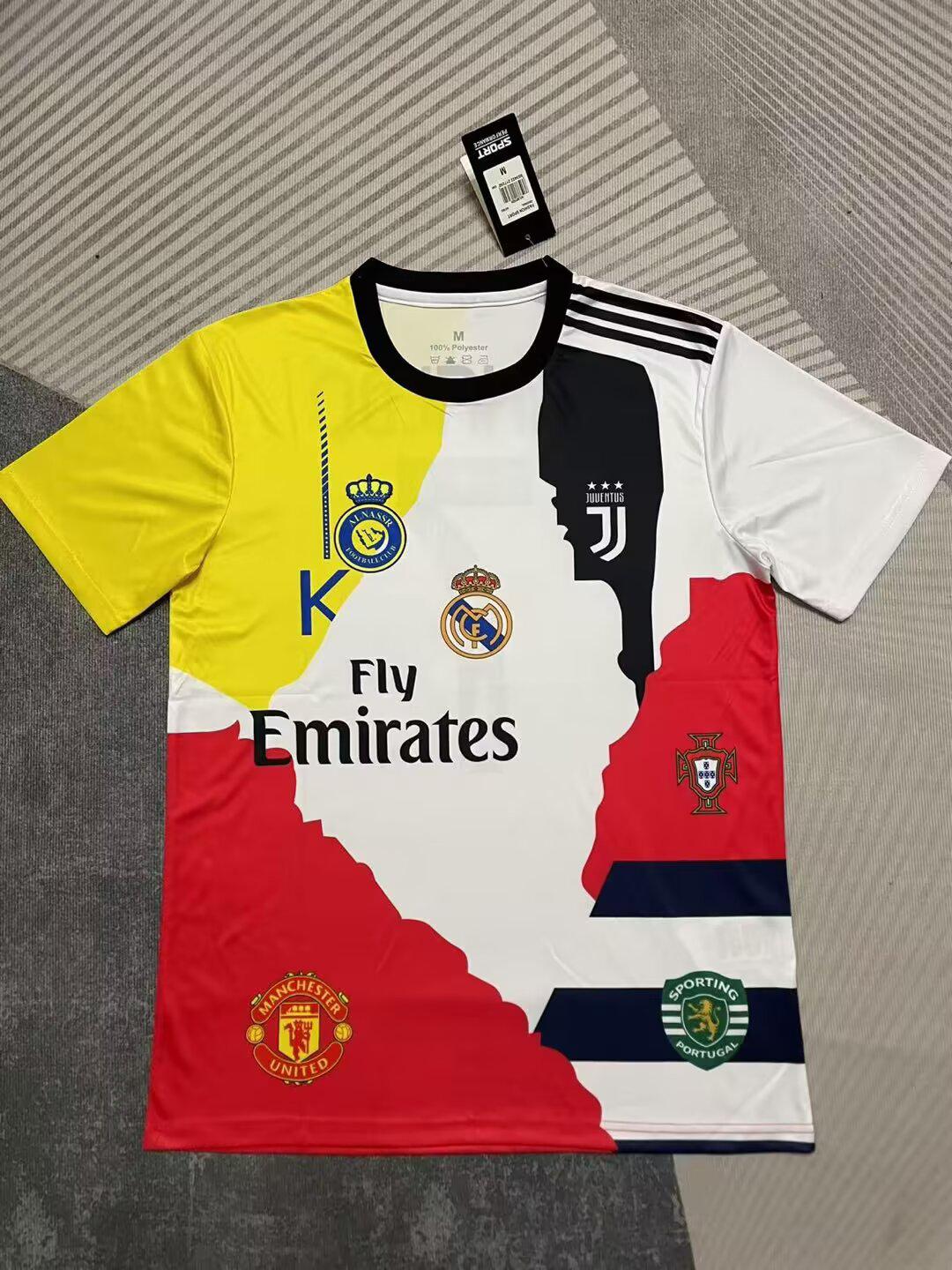 Cristiano Ronaldo #cr7 GOAT Combo All Teams Special Kids Jersey KinderTrikot Maillot Enfant Soccer Shirt