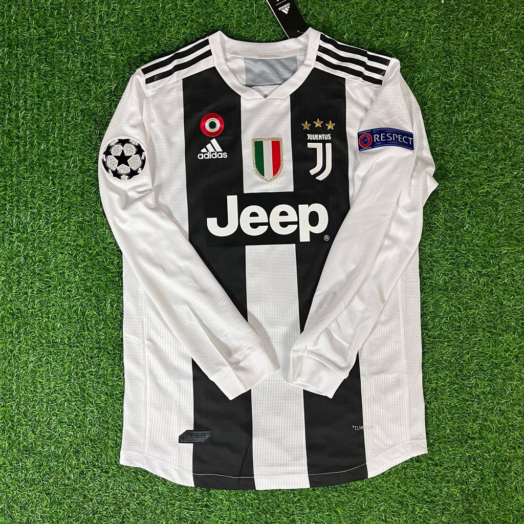 Cristiano Ronaldo Juventus 2018 2019 Long-Sleeve Retro Jersey Trikot