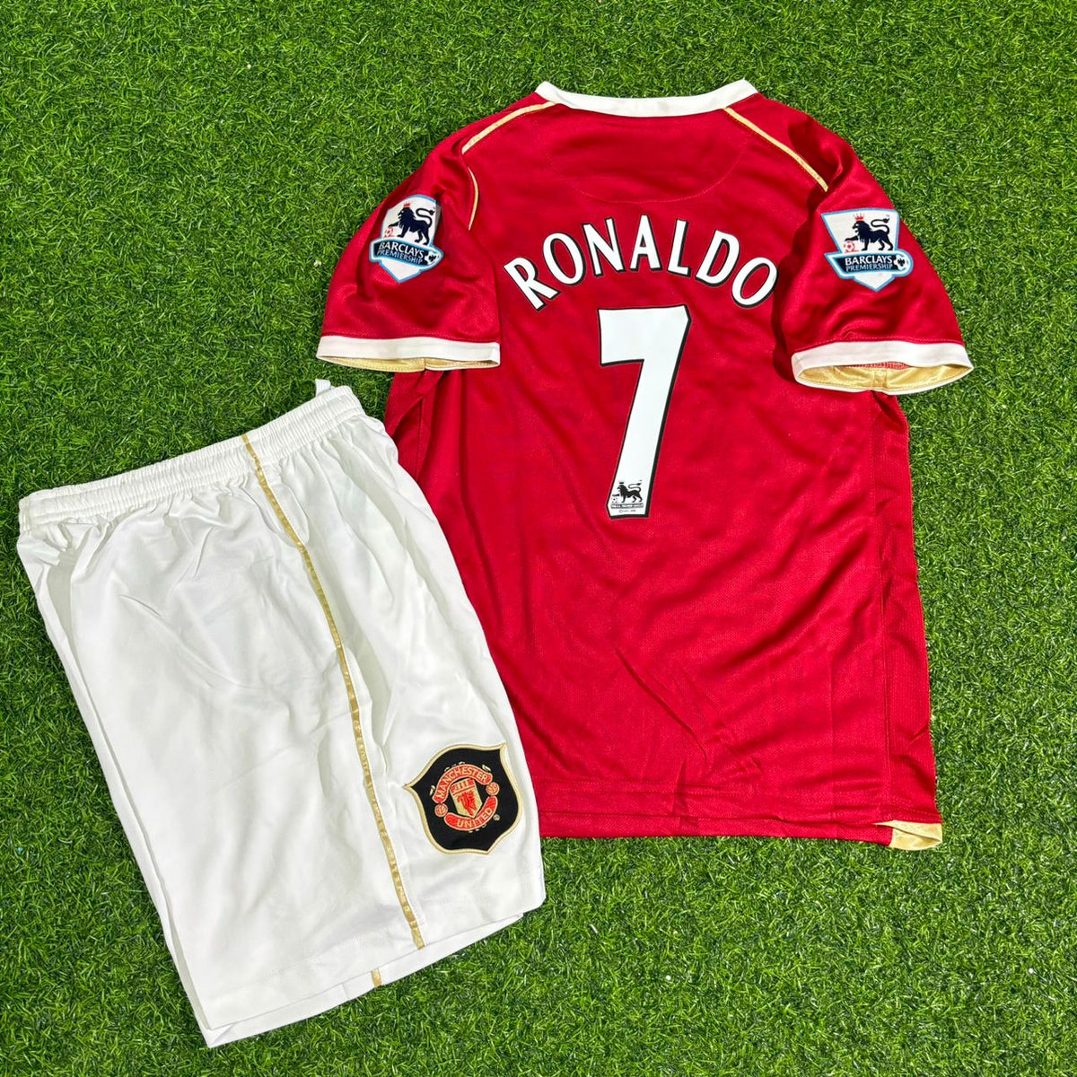 Cristiano Ronaldo Manchester United 2006-2007 Kids Home Football Jersey