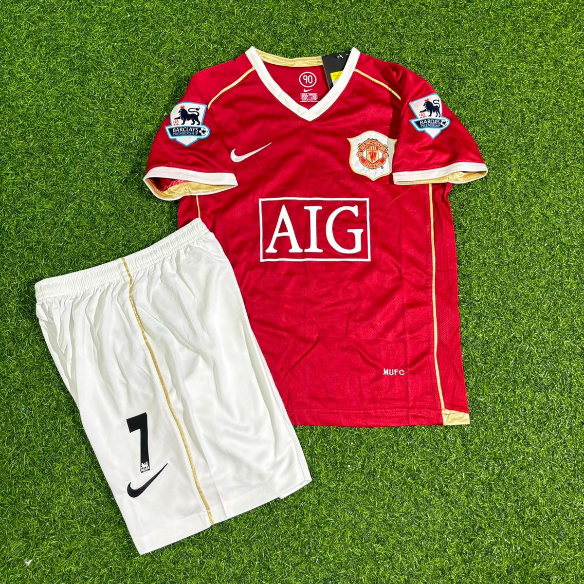 Cristiano Ronaldo Manchester United 2006-2007 Kids Home Football Jersey