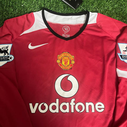 Cristiano Ronaldo Manchester United 2005 EPL Patch Retro Trikot Trikot Maillot Fußballtrikot