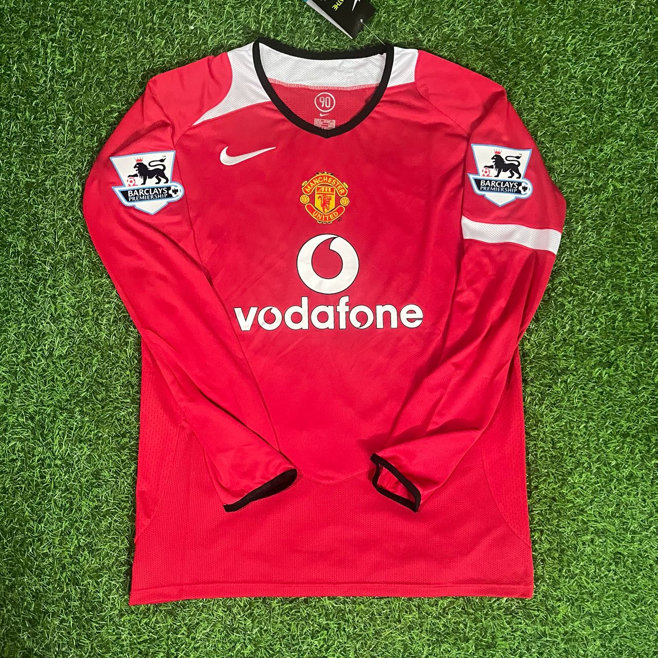 Cristiano Ronaldo Manchester United 2005 EPL Patch Retro Trikot Trikot Maillot Fußballtrikot