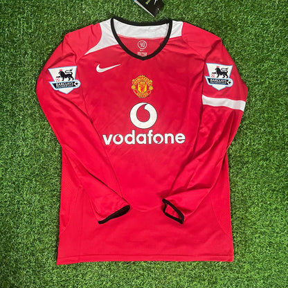 Cristiano Ronaldo Manchester United 2005 EPL Patch Retro Trikot Trikot Maillot Fußballtrikot