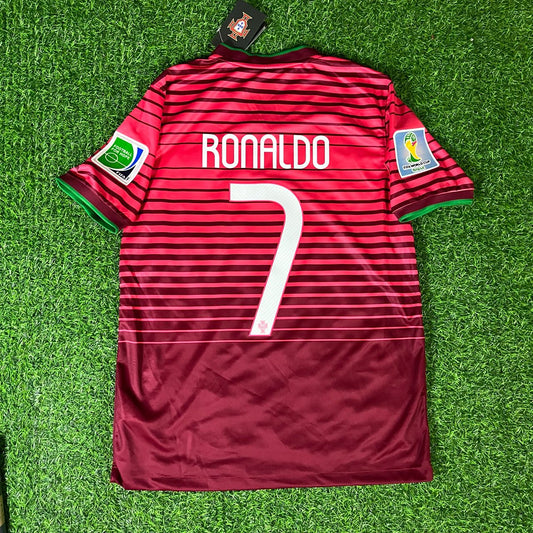 Cristiano Ronaldo Portugal 2014 WM Retro Trikot Maglia