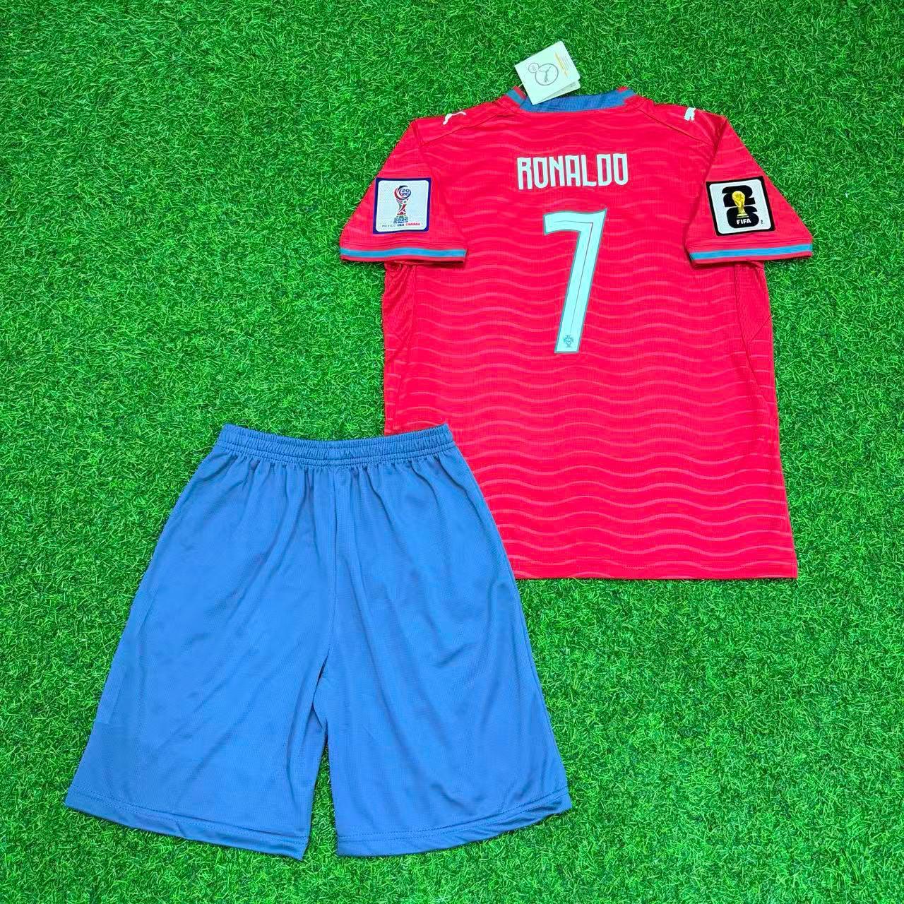 Cristiano Ronaldo Portugal 2026 WM Rotes Heimtrikot