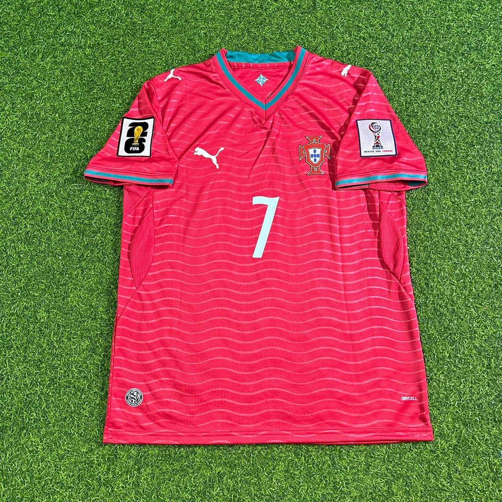 Cristiano Ronaldo Portugal 2026 World Cup Red Home Football Jersey