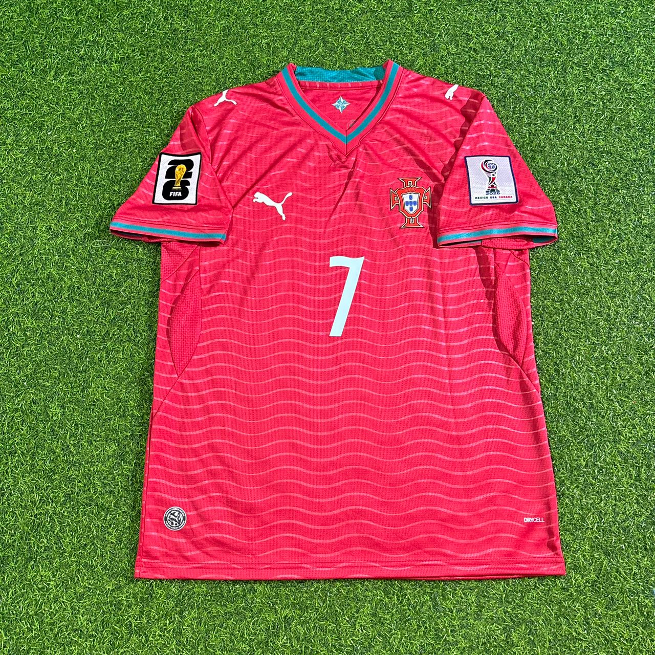 Cristiano Ronaldo Portugal 2026 World Cup Red Home Football Jersey