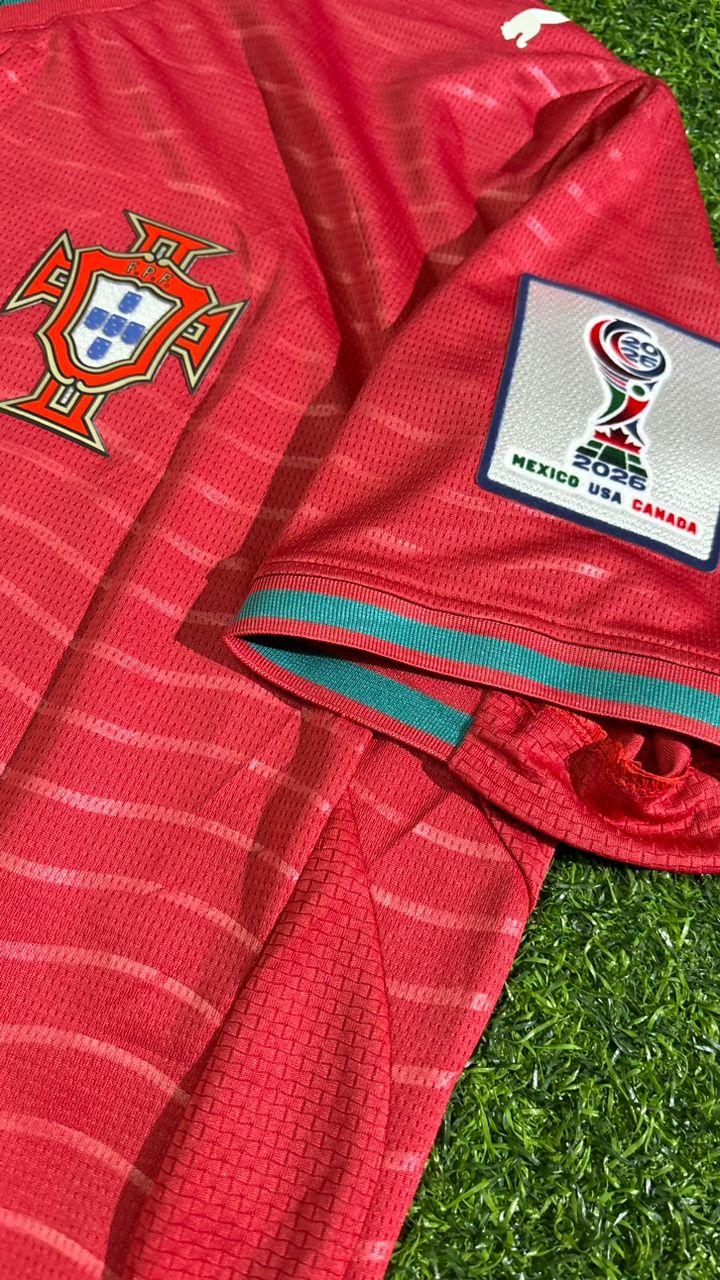 Cristiano Ronaldo Portugal 2026 World Cup Red Home Football Jersey