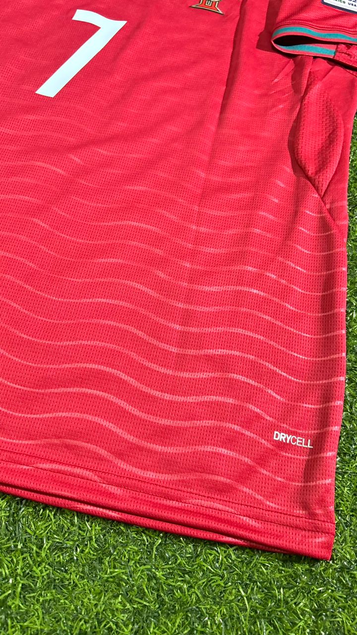 Cristiano Ronaldo Portugal 2026 World Cup Red Home Football Jersey