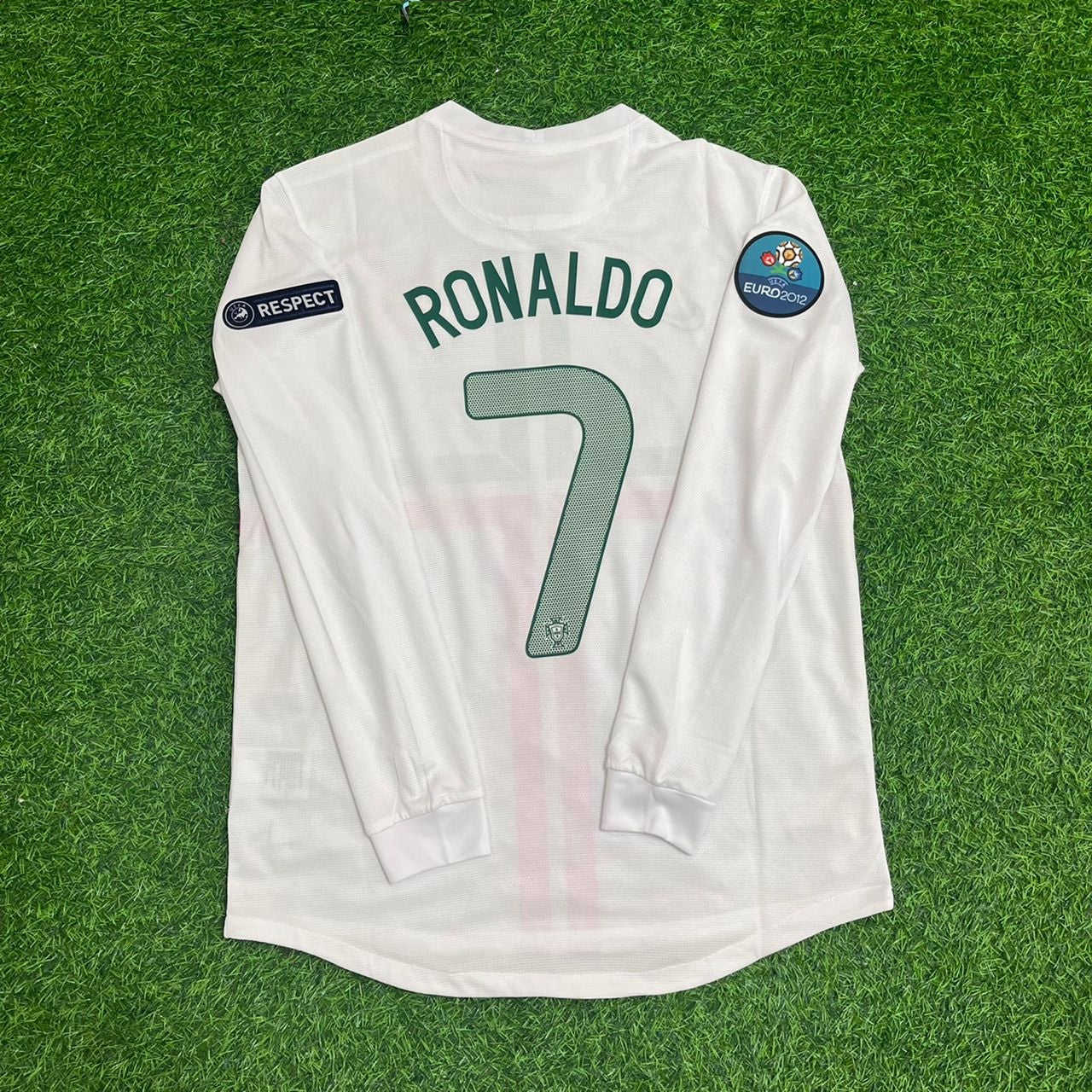Cristiano Ronaldo Portugal EURO 2012 Long Sleeves Retro Jersey