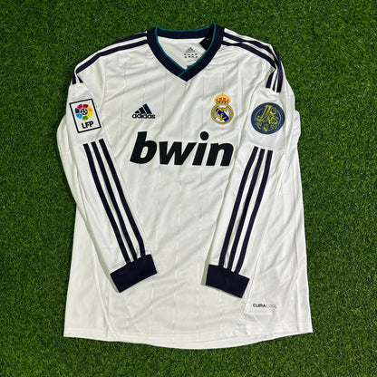 Cristiano Ronaldo Real Madrid 2012-2013 Home Long Sleeve Retro Football Jersey