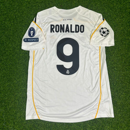Cristiano Ronaldo Real Madrid 2009 2010 Retro Jersey Soccer Shirt Trikot