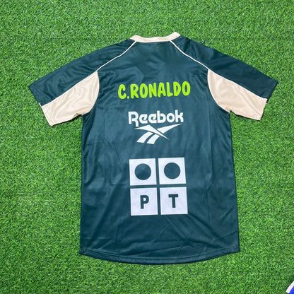 Ensemble maillot de football rétro du Sporting Lisbonne de Cristiano Ronaldo