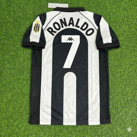 Cristiano Ronaldo 7 - Juventus Heim Retro Trikot Fußballshirt