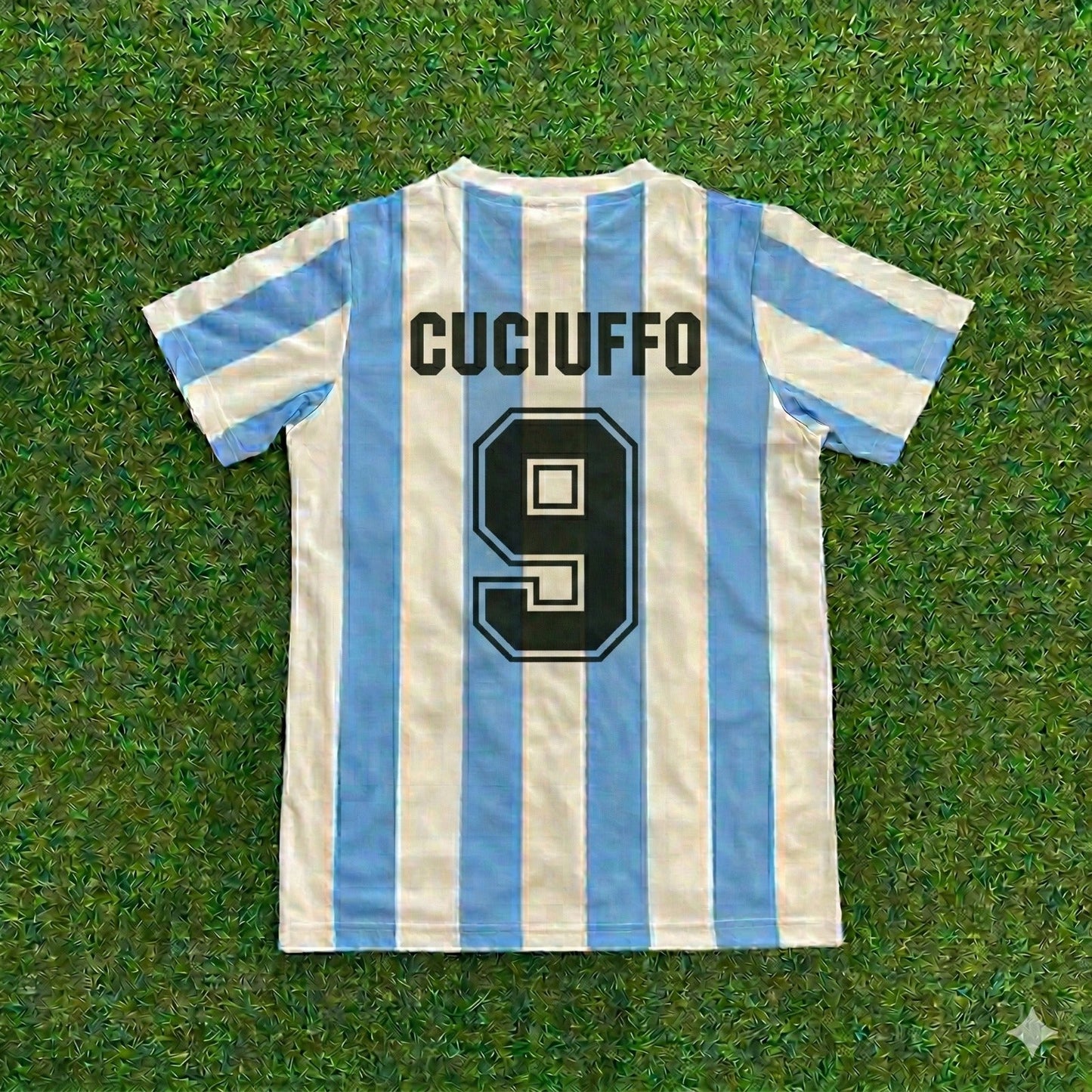 José Luis Cuciuffo 9- Argentinien 1986 Heim Retro Fußballtrikot Set