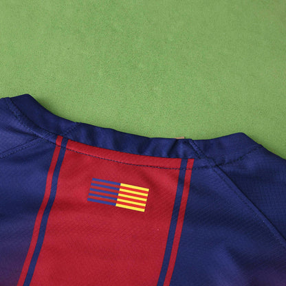 FC Barcelona 2025-2026 Season Home Long Sleeve Football Jersey Trikot Maillot