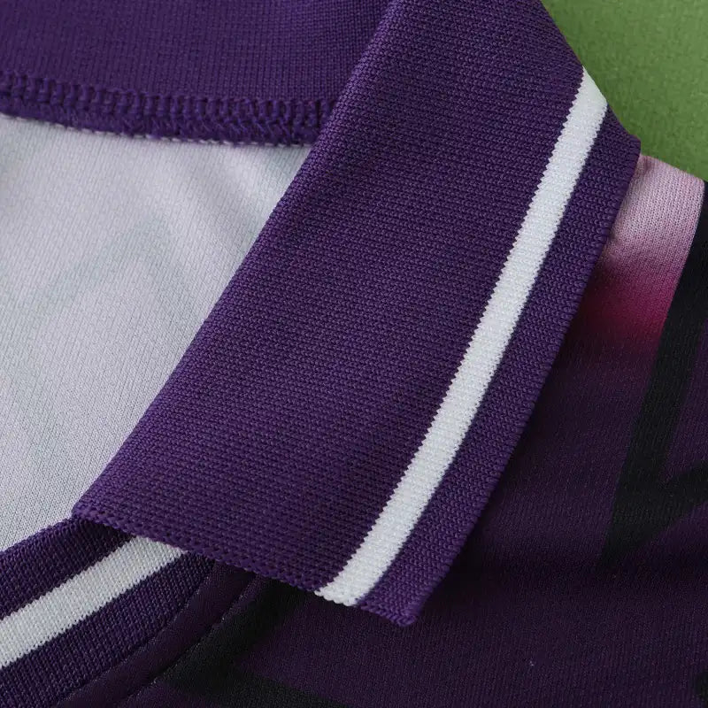 ACF Fiorentina 92/93 Season Purple White Away Retro Jersey Trikot Soccer Shirt