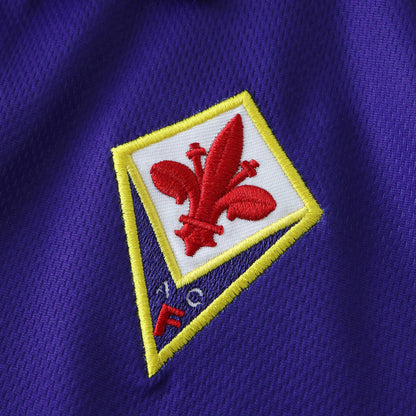 ACF Fiorentina 1999-2000 Season Retro Kids Home Football Jersey Trikot Maillot