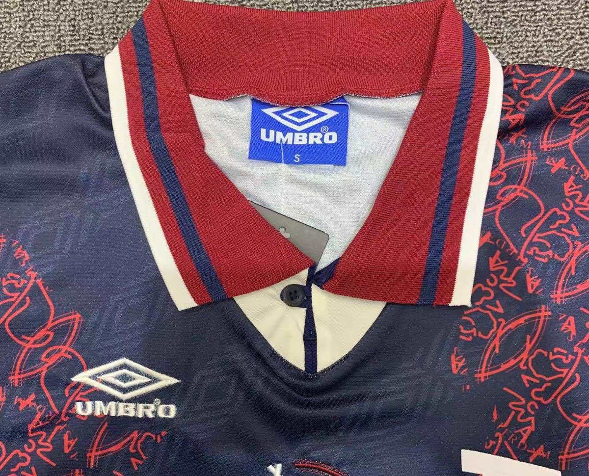 AFC Ajax 1994-1995 Season Away Long Sleeve Retro Football Jersey Trikot Maillot