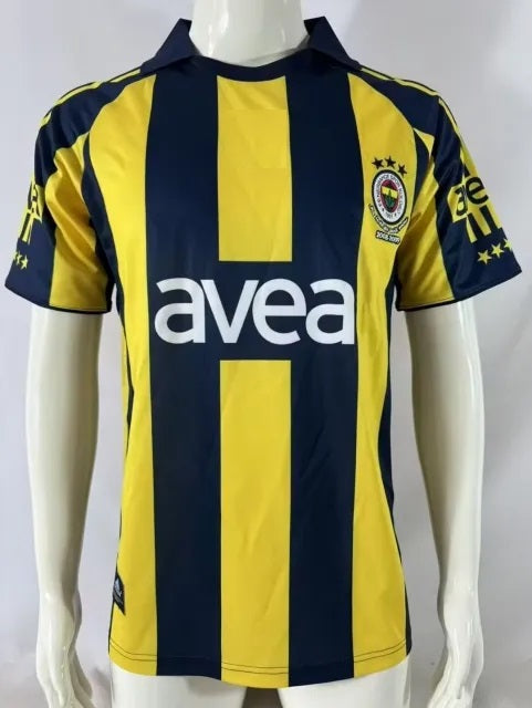 Fenerbahçe 2008-2009 White Retro Kit Jersey – | Trikot | Maillot Soccer Shirt