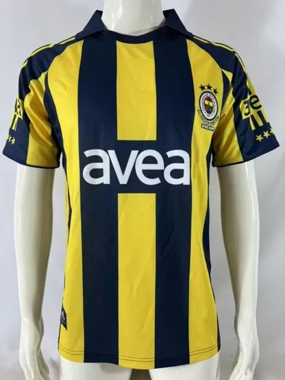 Fenerbahçe 2008-2009 White Retro Kit Jersey – | Trikot | Maillot Soccer Shirt