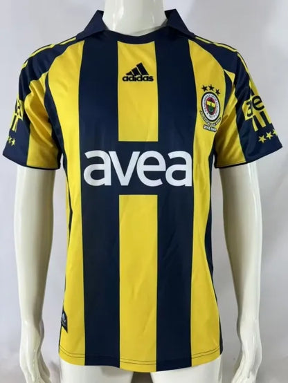 Alex de Souza #10 Fenerbahce 2008-2009 White Retro Kit Jersey – | Trikot | Maillot Soccer Shirt