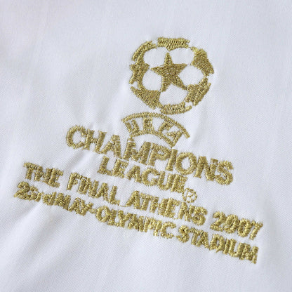 A.C. Milan 2006-2007 Season Retro Away White Kids Football Jersey Trikot Maillot