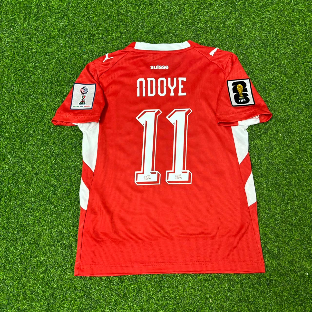 Dan Ndoye 17- Switzerland 2026 World Cup Kit Jersey Trikot Maillot