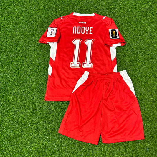 Dan Ndoye #17 Schweiz WM 2026 Kinder Trikot