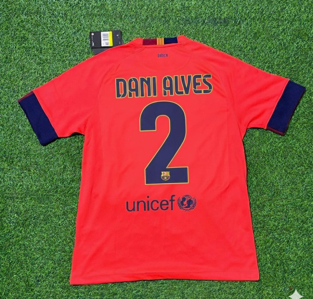 Dani Alves 2- Barcelona 2014 Trikot-Saison Retro Trikot Maillot Jersey