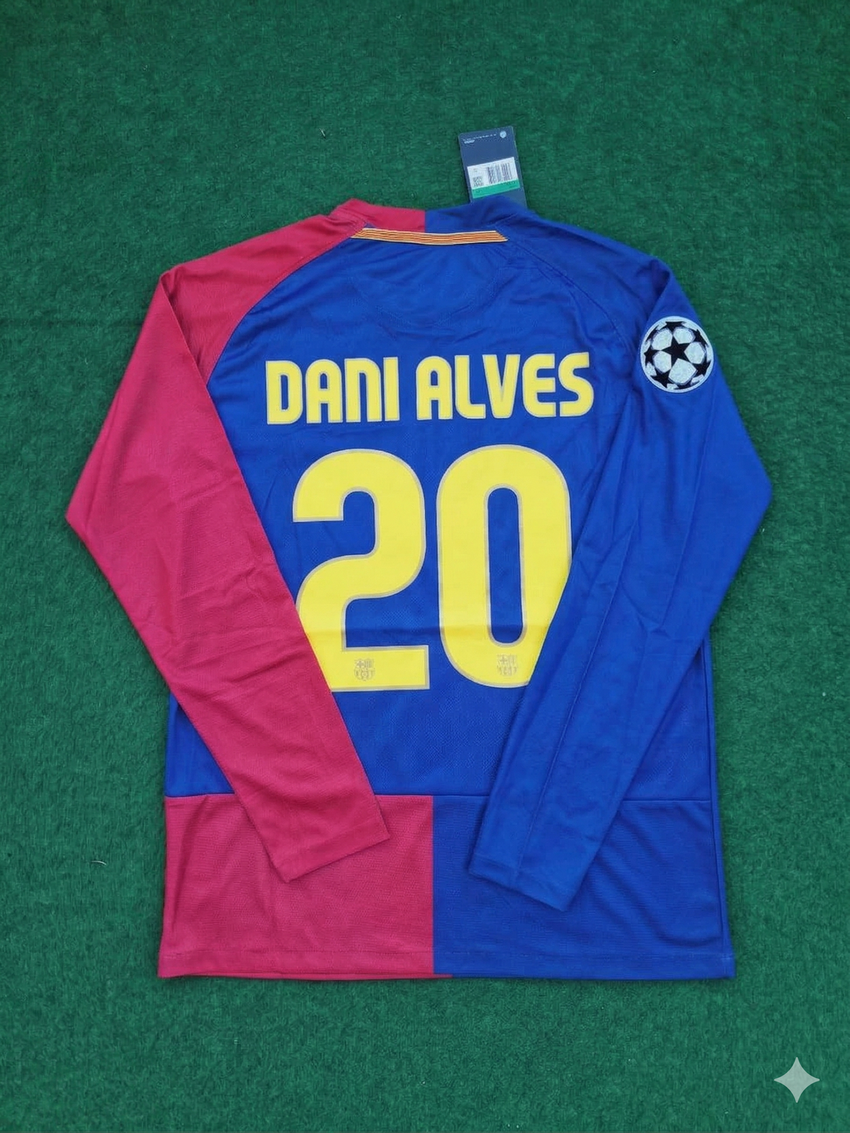 Dani Alves Barcelona 2009 Champions-League-Finale Retro-Trikot